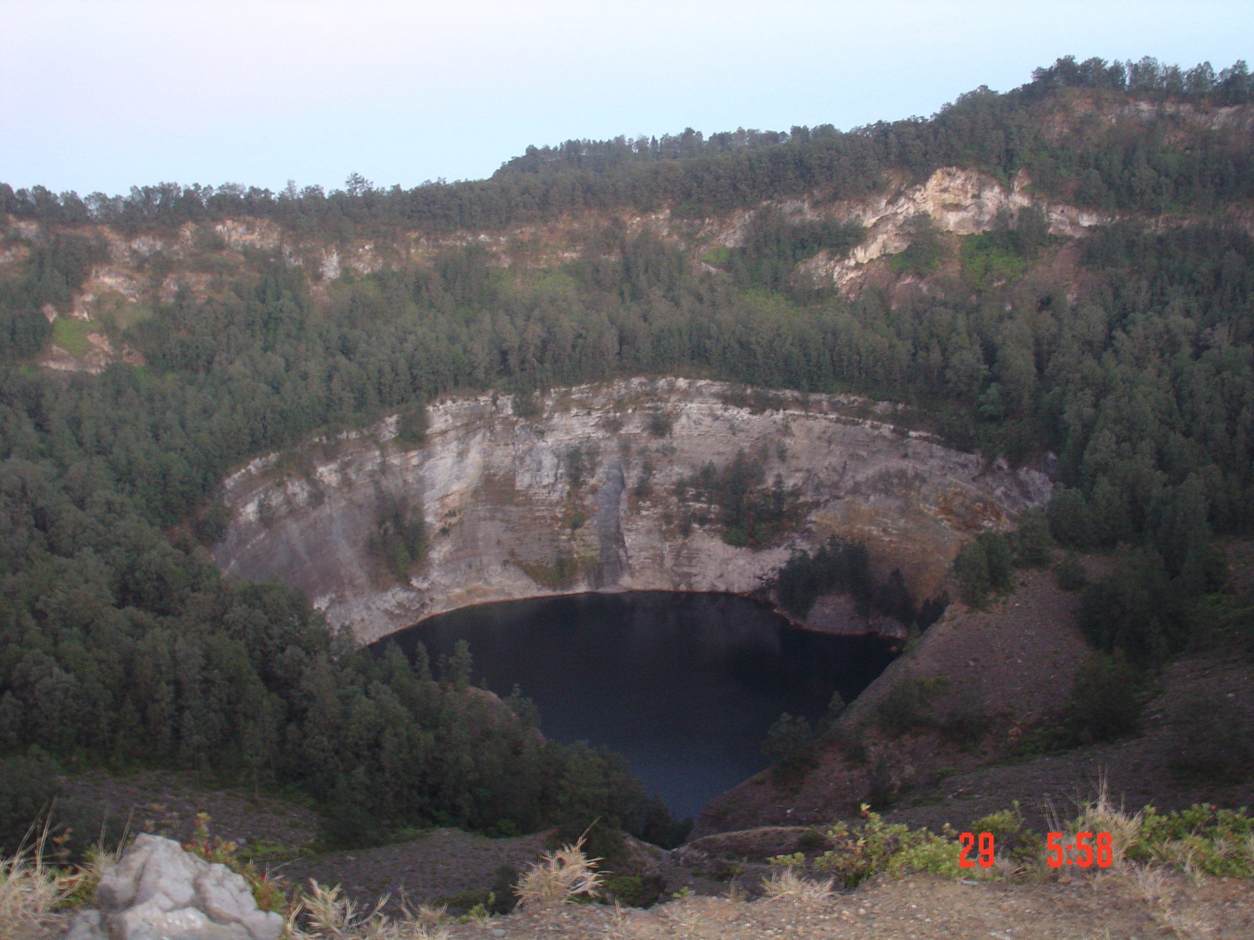 Blak Lake of Kelimutu
