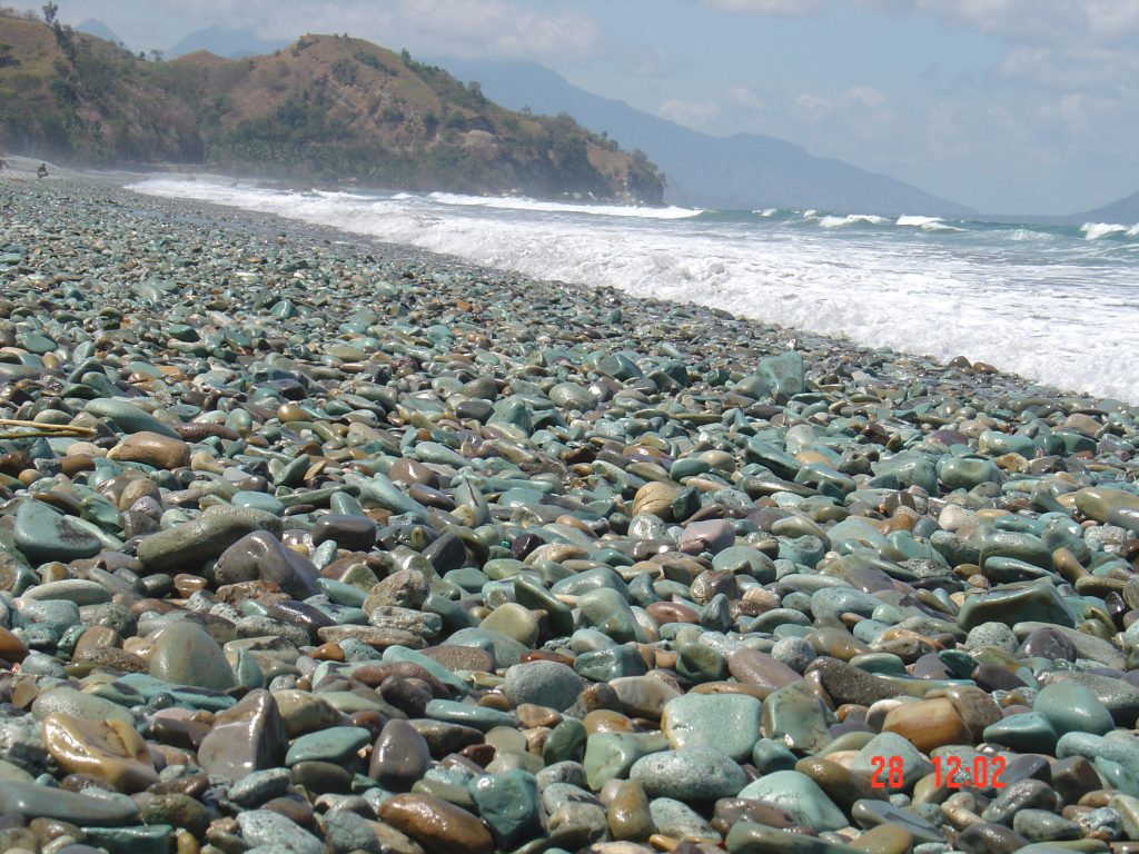 Blue Stone Beach in Ende, central Flores