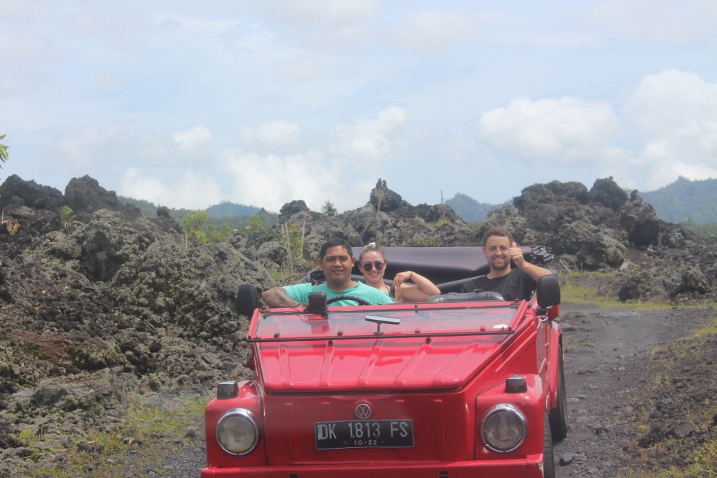 Driving through the Lava field