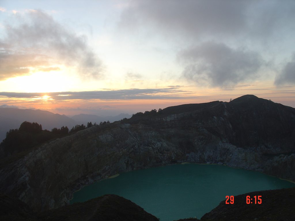 Sunrise at Kelimutu